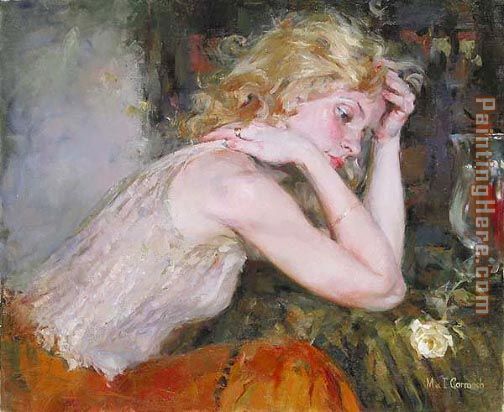 Silent Thoughts painting - Garmash Silent Thoughts art painting